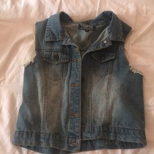 Denim vest